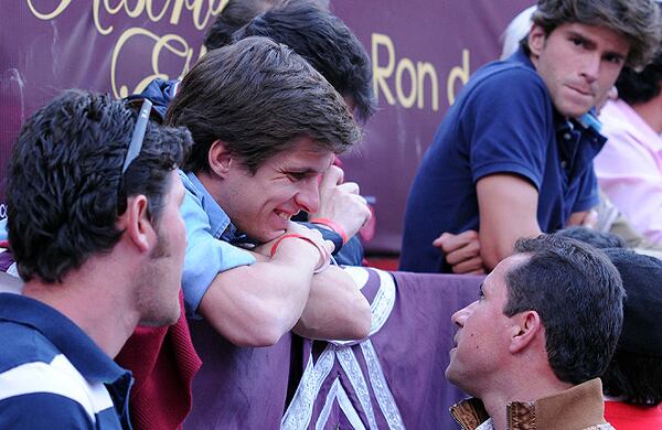 Los toreros El Juli, Pepe Manrique y Eduardo Gallo 