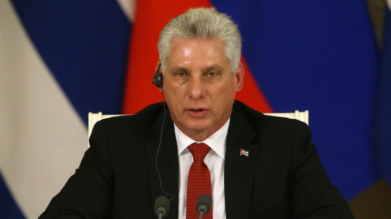 El presidente de Cuba, Miguel Díaz-Canel.