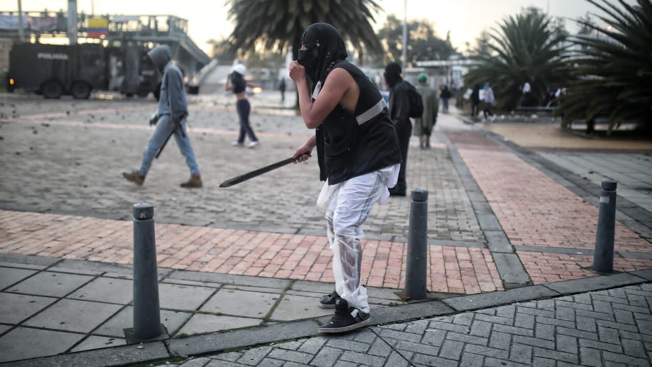 Enfrentamientos en la Universidad Nacional afectaron el retorno a casa de los bogotanos. Imagen de referencia.