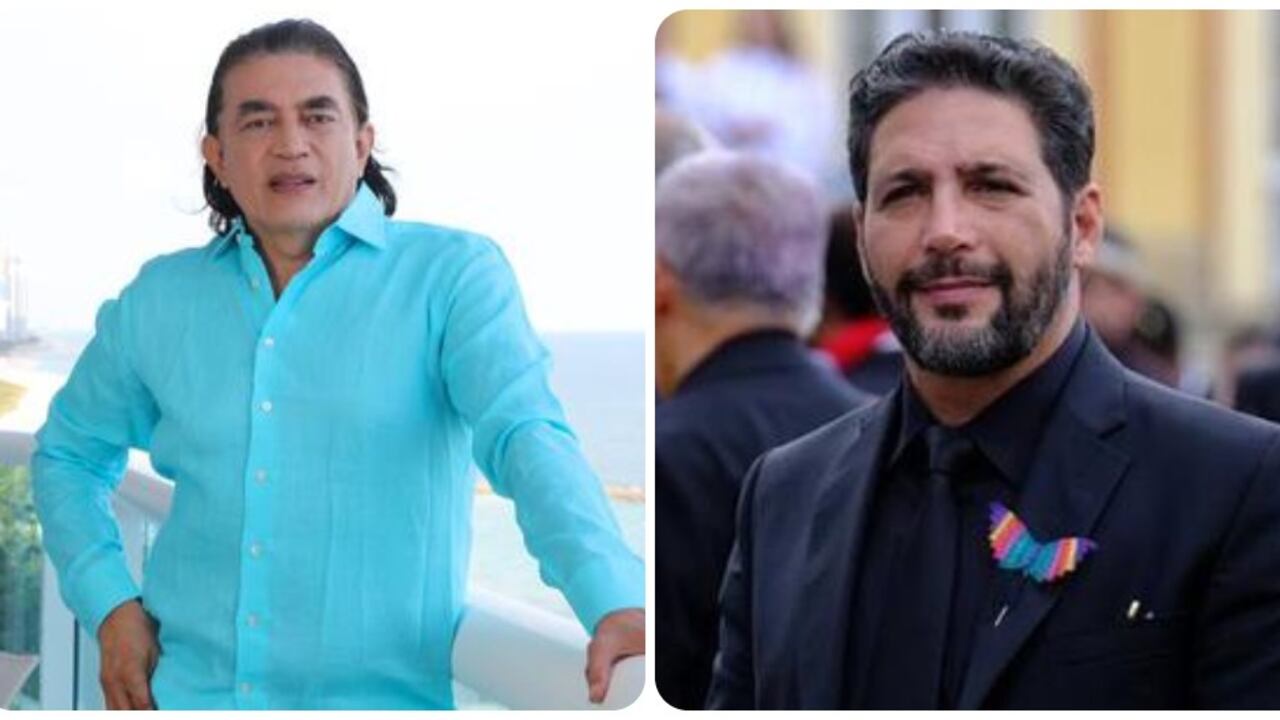 Agmeth Escaf (derecha) se despachó en contra de Gustavo Bolívar (izquierda) luego de que el ex senador asegurara que Escaf en el pasado hizo campaña para Duque y los Char