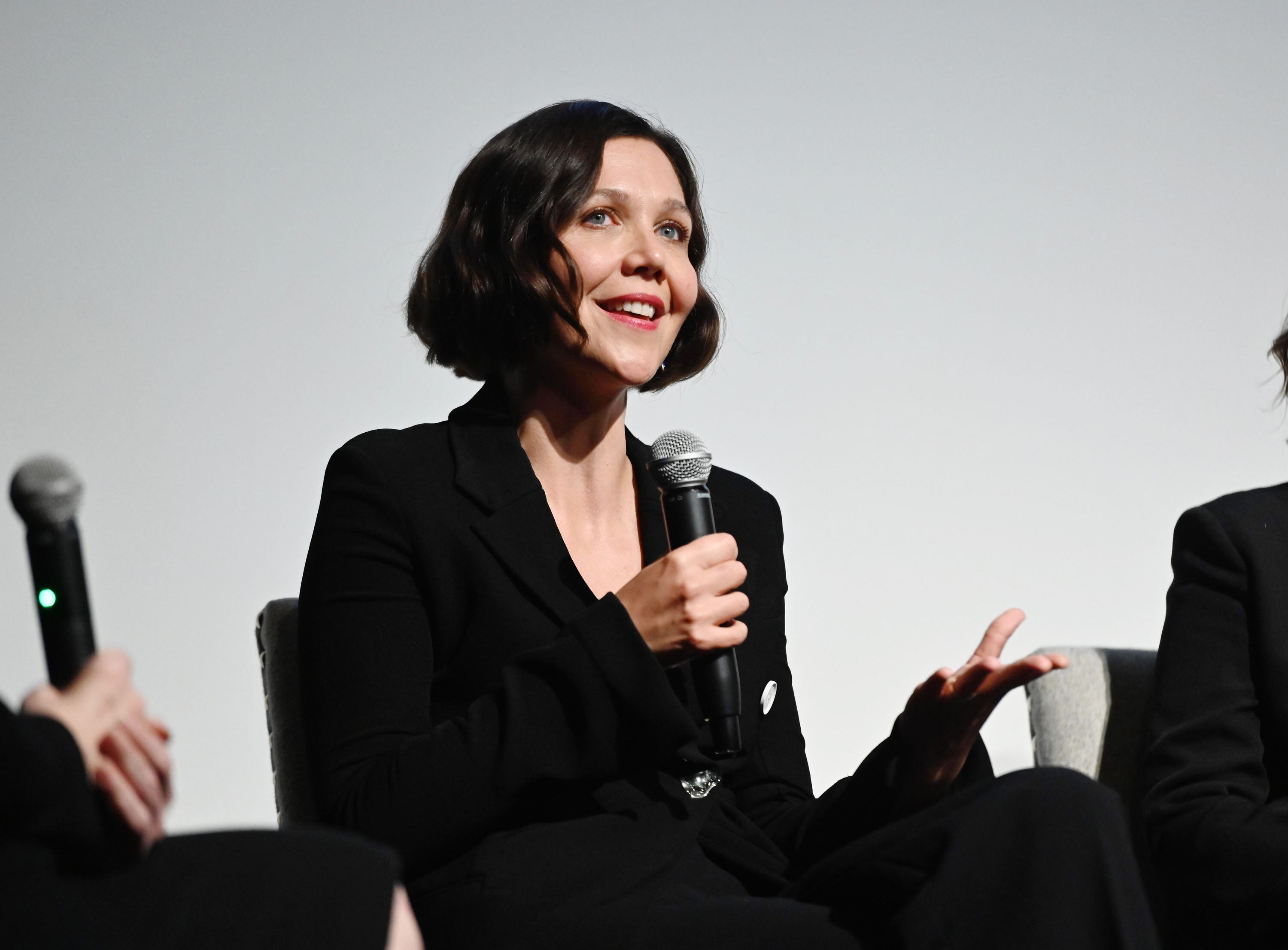 La directora Maggie Gyllenhaal en el Crosby Hotel de Nueva York el 30 de septiembre de 2021. Foto: Noam Galai/Getty Images para Netflix