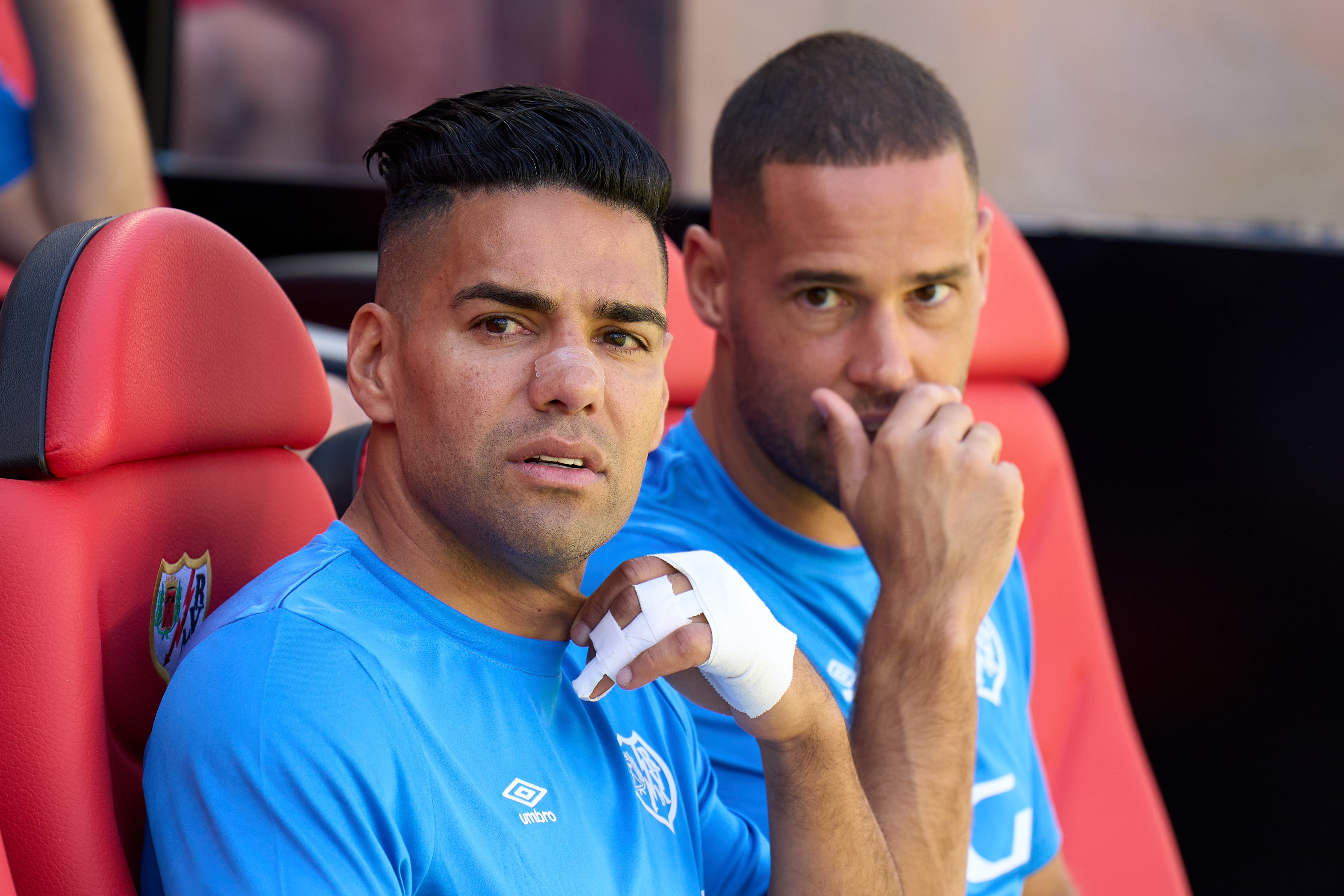 Radamel Falcao y Mario Suárez compartieron en el Rayo Vallecano