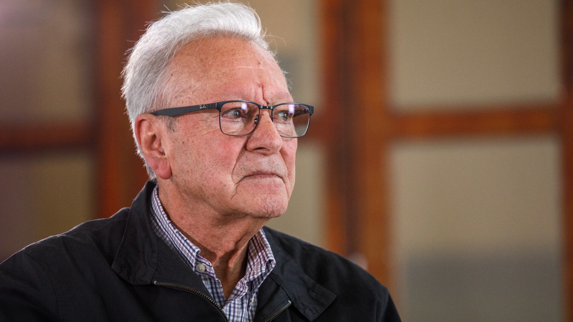 Jesús Armando Arias Cabrales, Comandante retirado del Ejército, en entrevista exclusiva con SEMANA. Foto: Juan Carlos Sierra-Revista Semana.