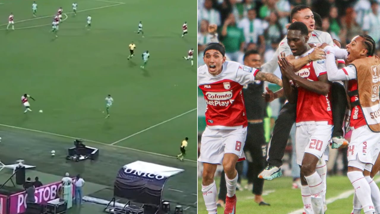 Yilmar Velásquez no celebró su gol por haber jugado en Nacional