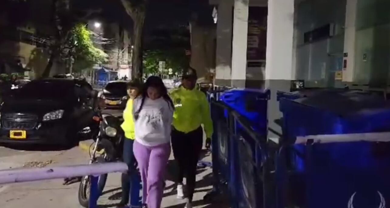 Alias Wendy, una de las personas capturadas.