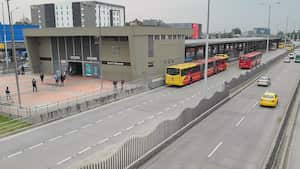 Portal El Dorado, uno de los últimos inaugurados por TransMilenio.