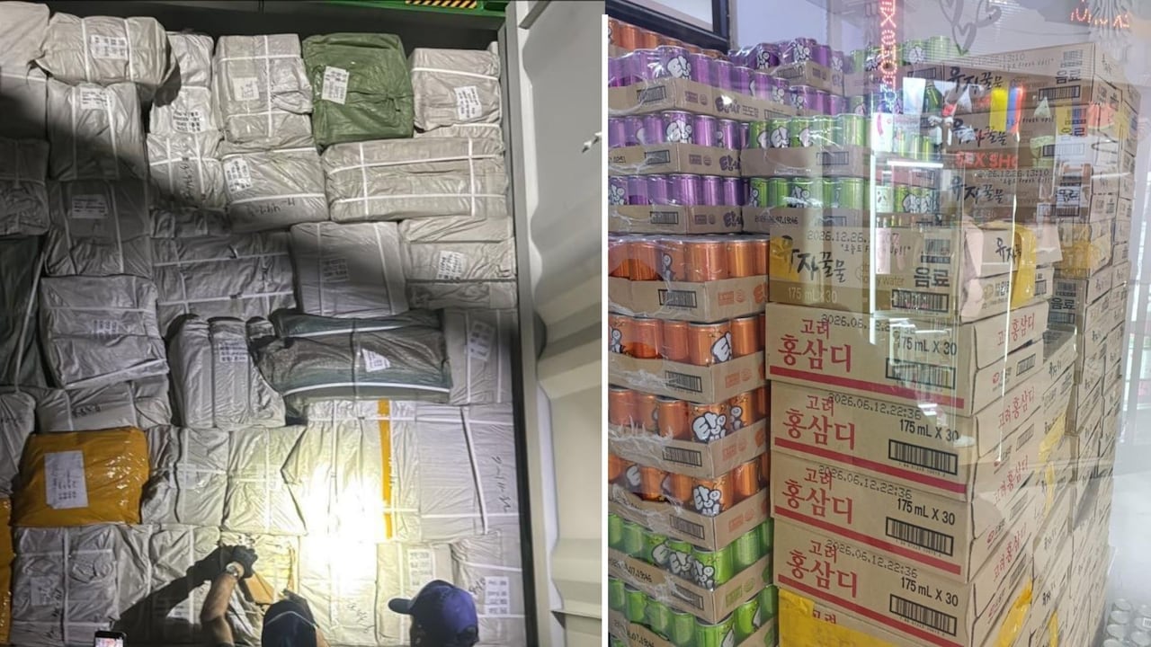 La entidad realizó diversas incautaciones en Bogotá.