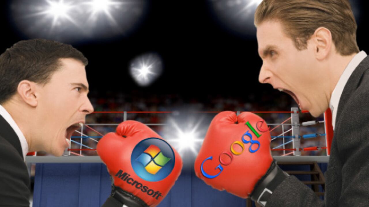 La batalla es a muerte. Microsoft, que demanda ahora a Google, ha sido juzgada en Europa más de una vez por prácticas monopólicas.