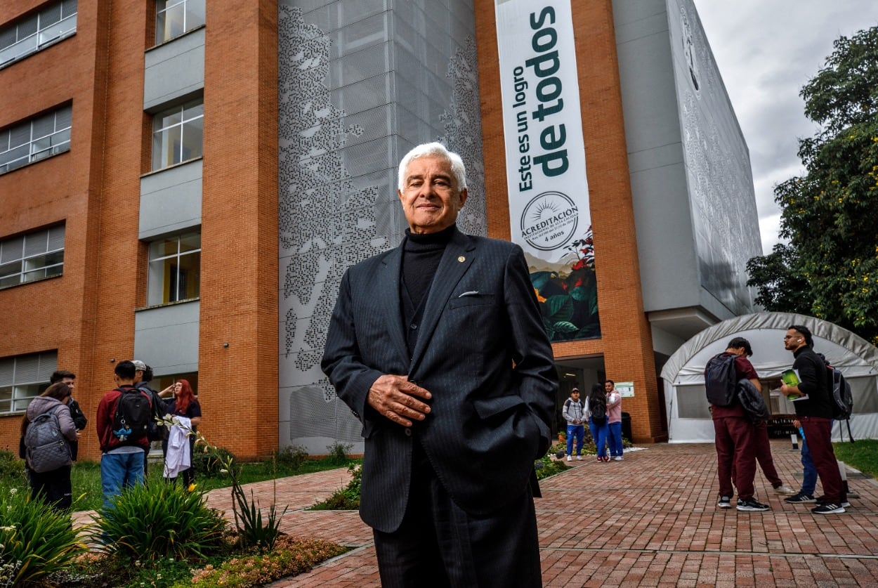 Germán Anzola Montero, rector de la  Universidad de Ciencias Aplicadas y Ambientales (U.D.C.A).