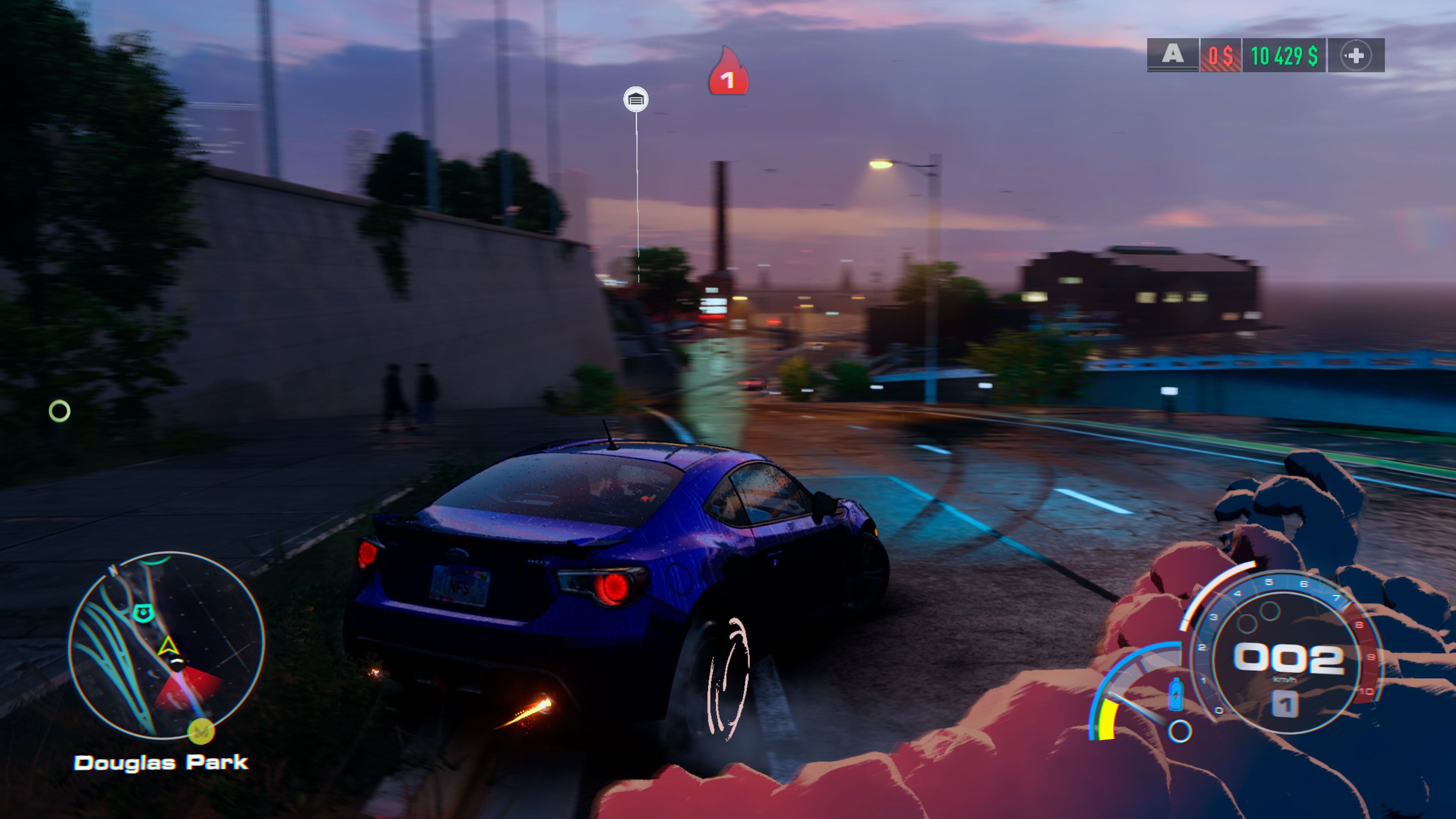 El juego cuenta con animaciones especiales para los derrapes y la aceleración con nitro.