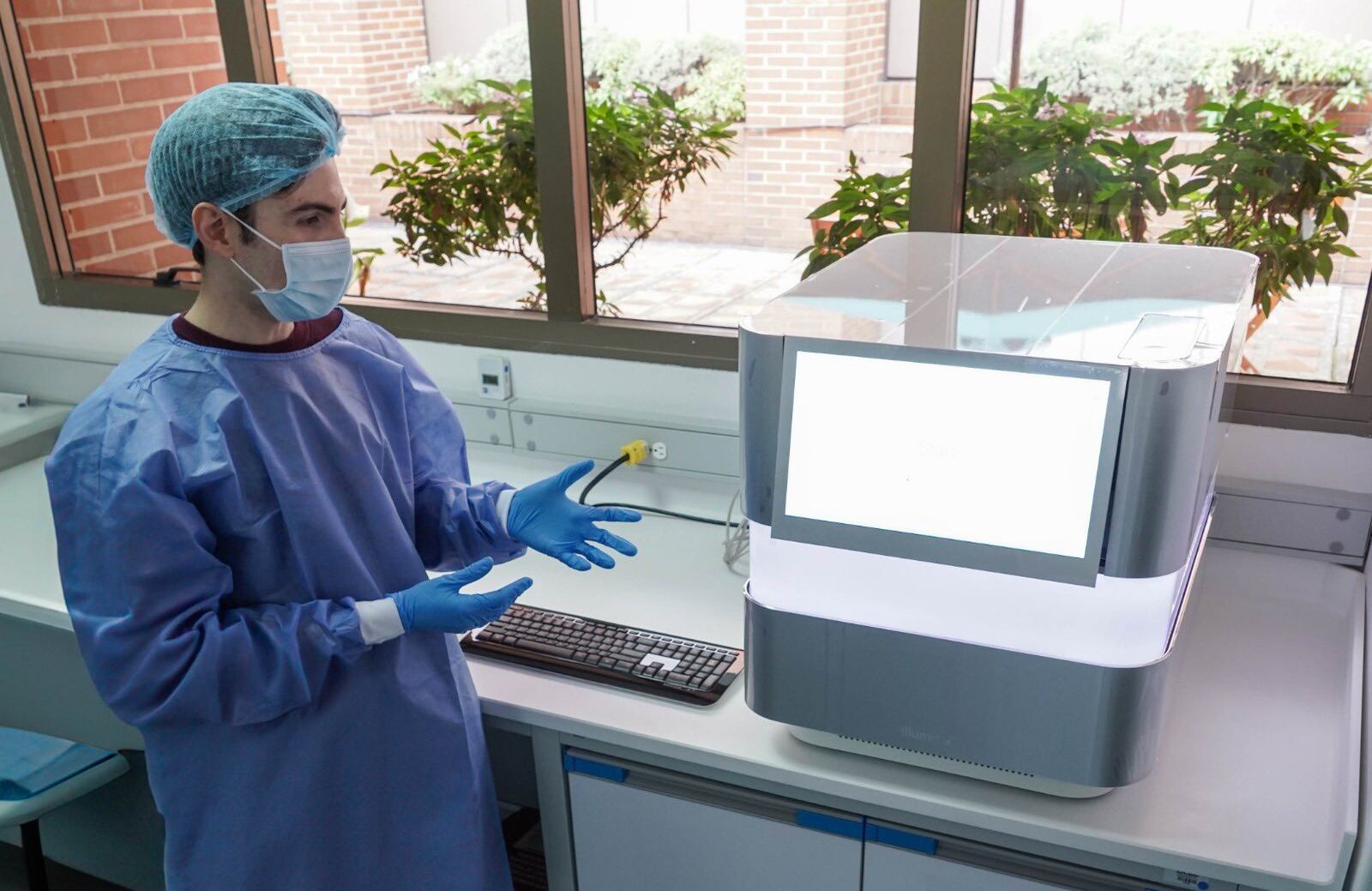 Nuevo laboratorio de genética de Bogotá.