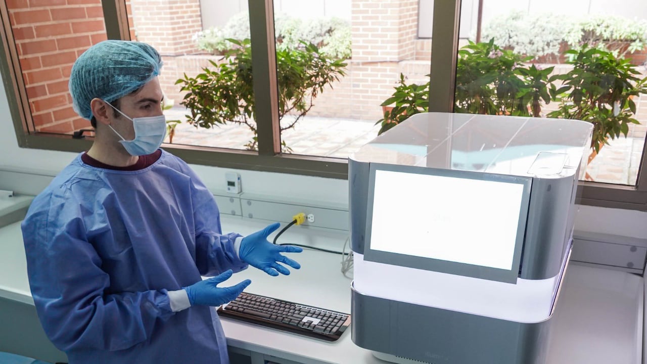 Nuevo laboratorio de genética de Bogotá.