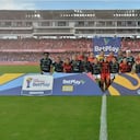 América de Cali y Deportivo Cali. Finalista y semifinalistas de la liga femenina 2022. Partido jugado en el Pascual Guerrero.