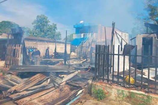 Incendio en Cartagena