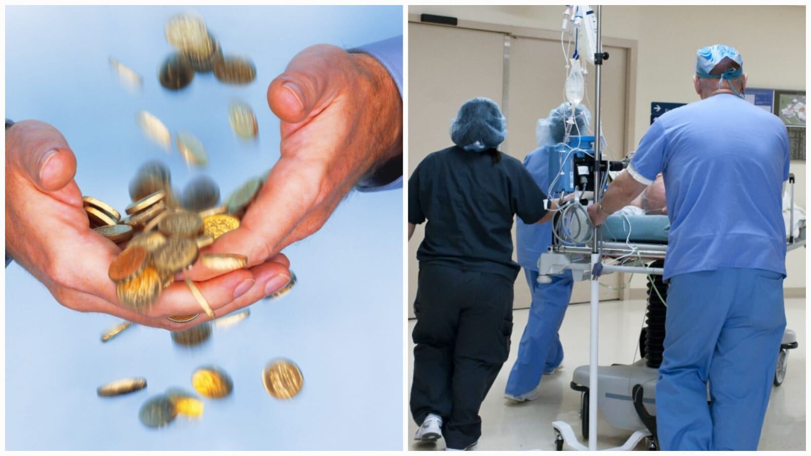 Hombre en India tenía 187 monedas en su estómago (imagen de referencia).