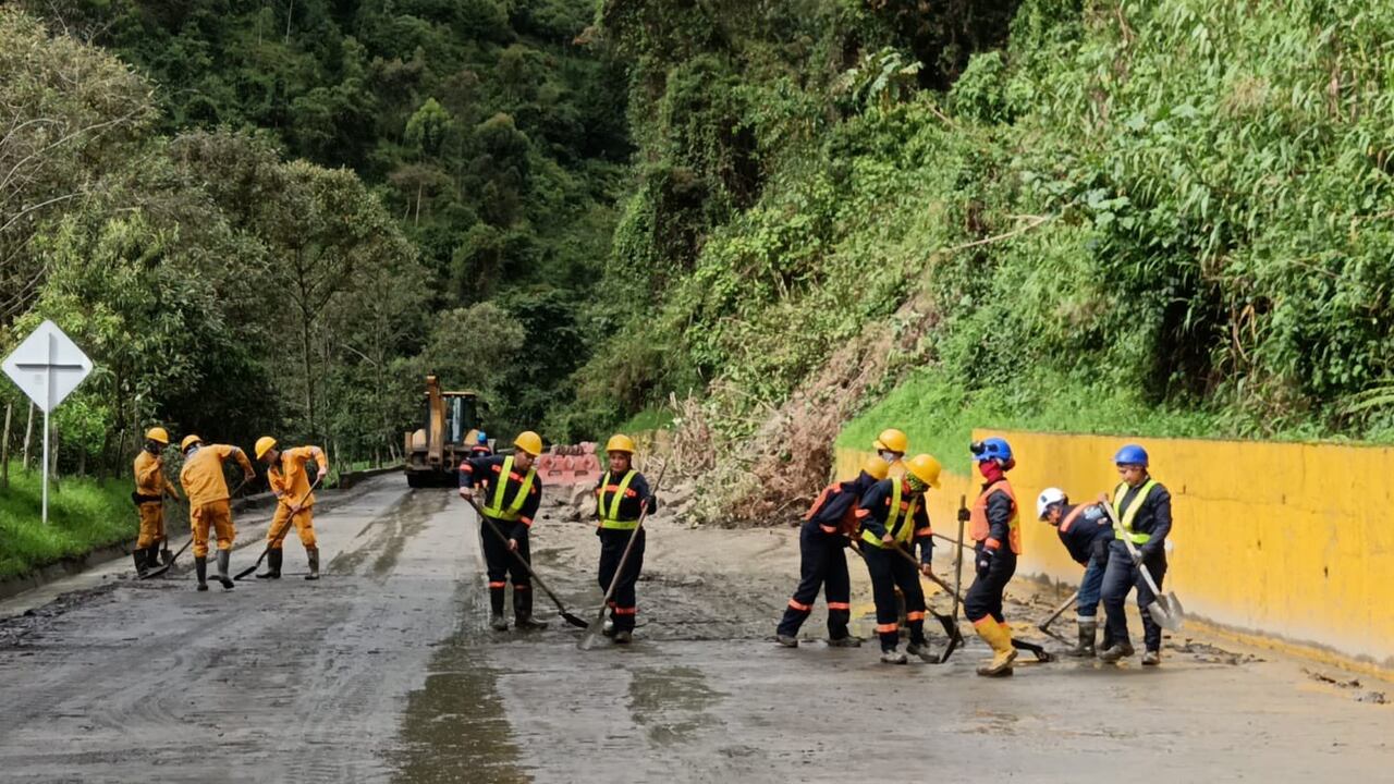 La vía La Línea presentó este fin de semana un bloqueo por cuenta de un derrumbe. Este es el reporte de Invias.