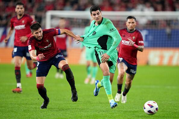 Atlético de Madrid se llevó la victoria ante Osasuna