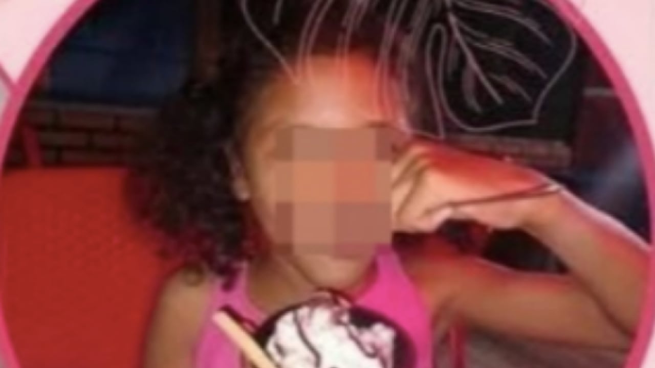 La niña Gabriela Santana.