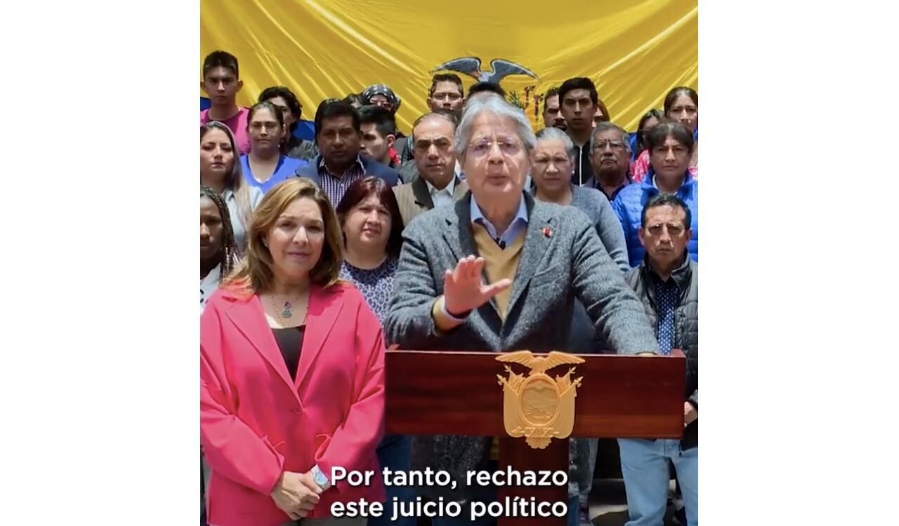 Al igual que lo hizo Donald Trump, el presidente Lasso rechazó lo decidido por la justicia de Ecuador