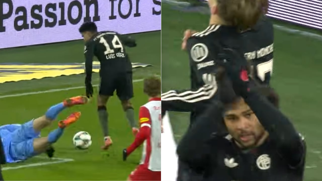 Luis Díaz asistió por duplicado y se llevó los aplausos de Serge Gnabry.