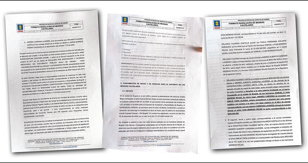 Un documento de la Fiscalía revela la presunta participación de Pizano, como gerente de la Empresa de Acueducto de Bogotá, en la trama de corrupción de la planta Tunjuelo-Canoas.