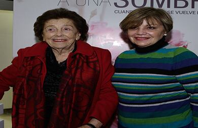 Cecilia Faciolince y Nohora Cepeda.