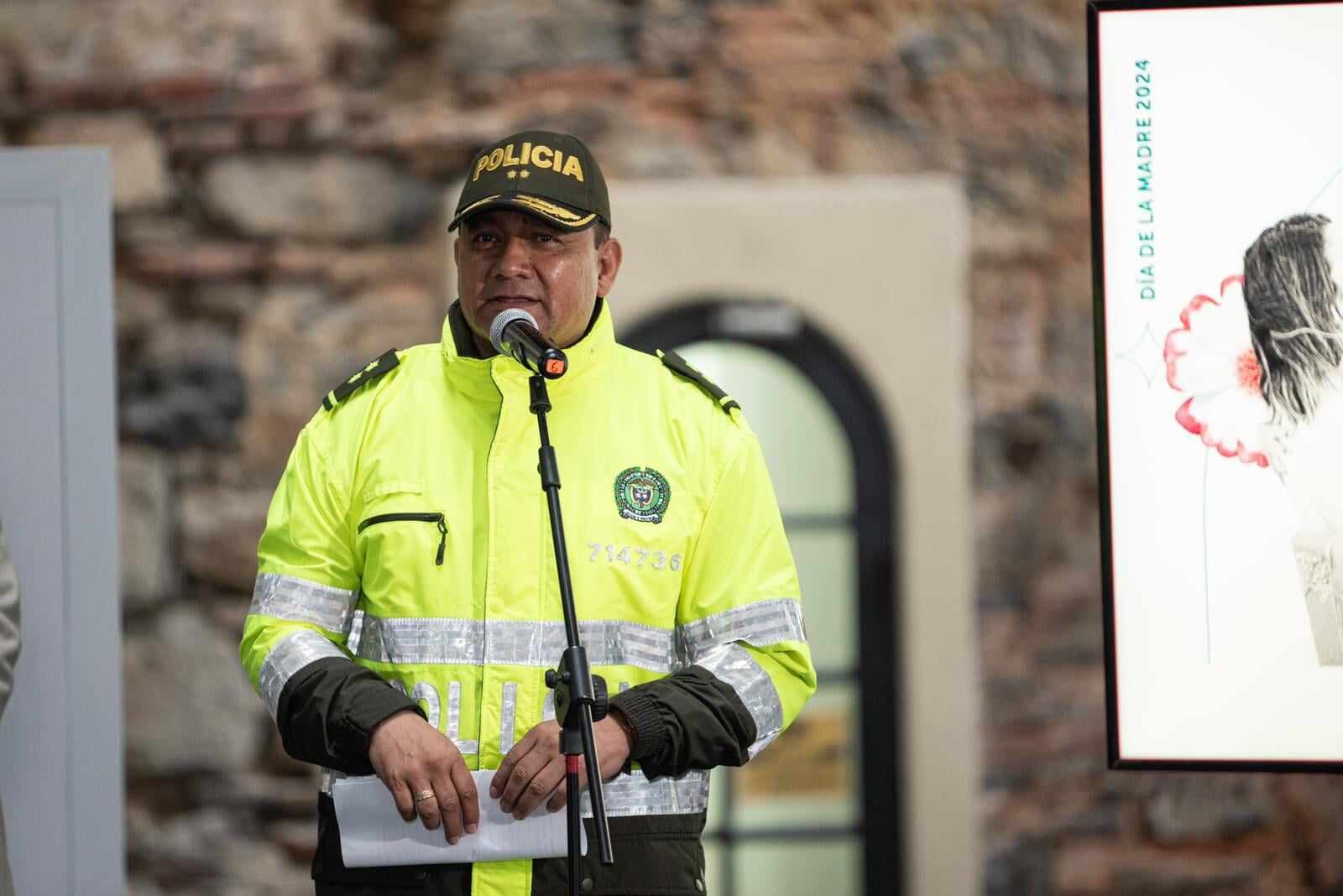General José Daniel Gualdrón, comandante de la Policía Metropolitana de Bogotá