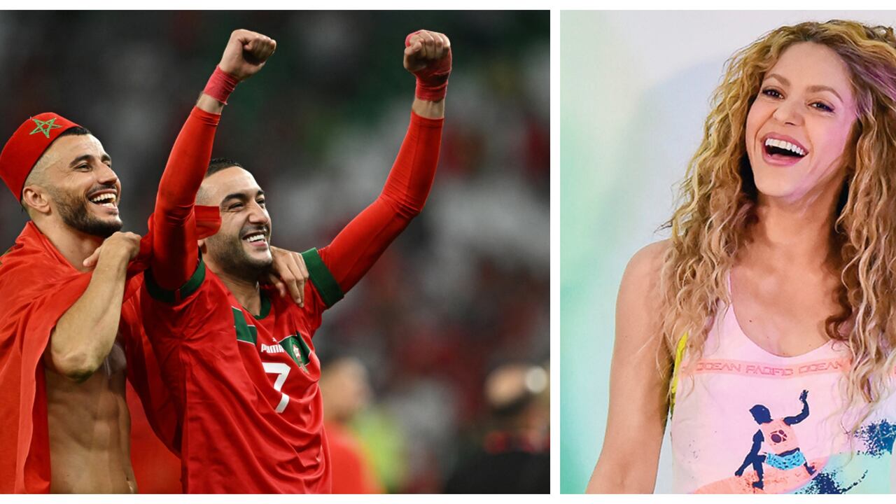 Shakira celebrar el avance de Marruecos a la semifinal de Qatar 2022
