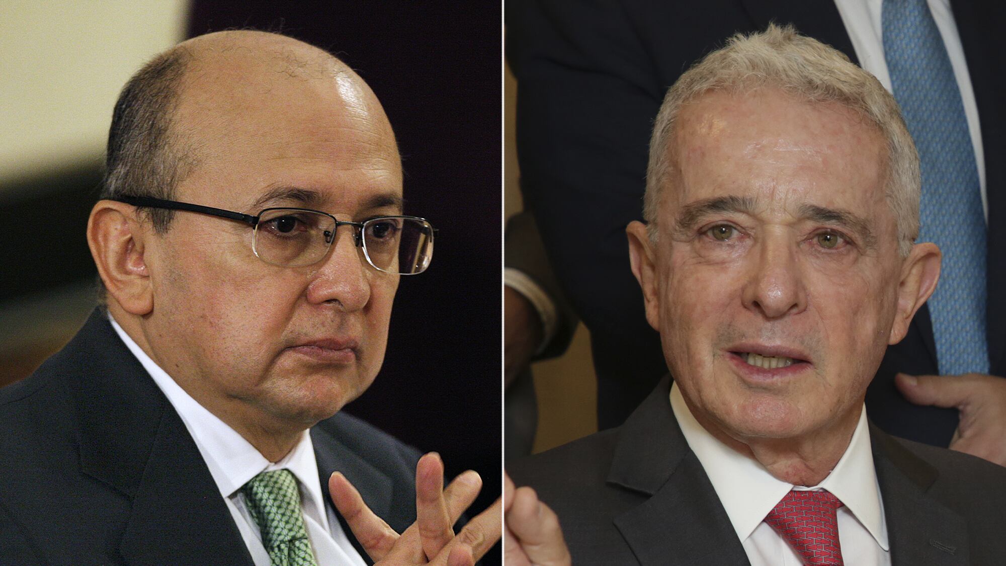 Álvaro uribe y Eduardo Montealegre