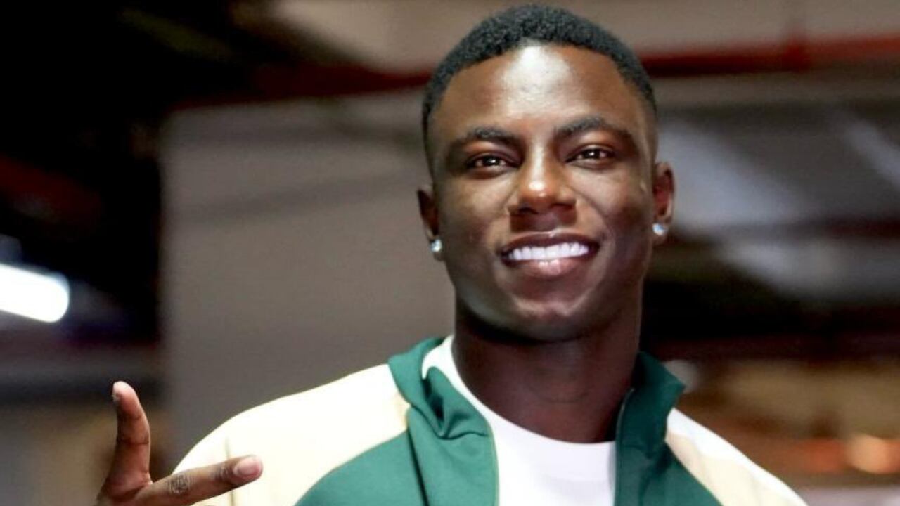 Marino Hinestroza en la concentración con la Selección Colombia.