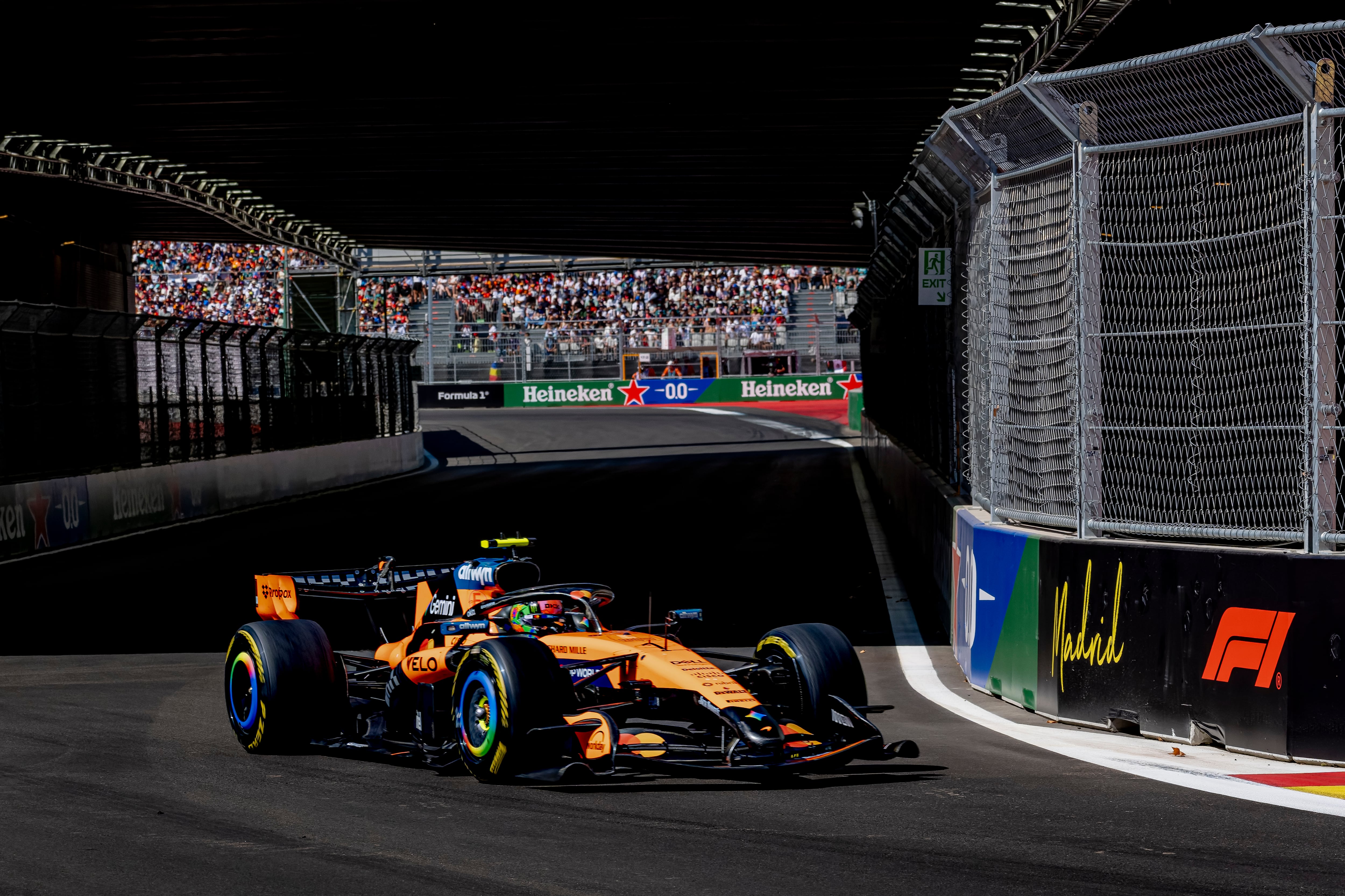Lando Norris en el GP de España.