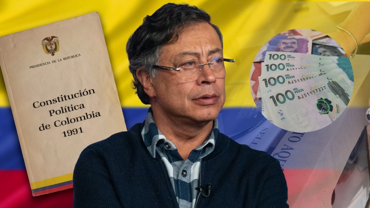 Presidente Gustavo Petro y la Constitución Política.