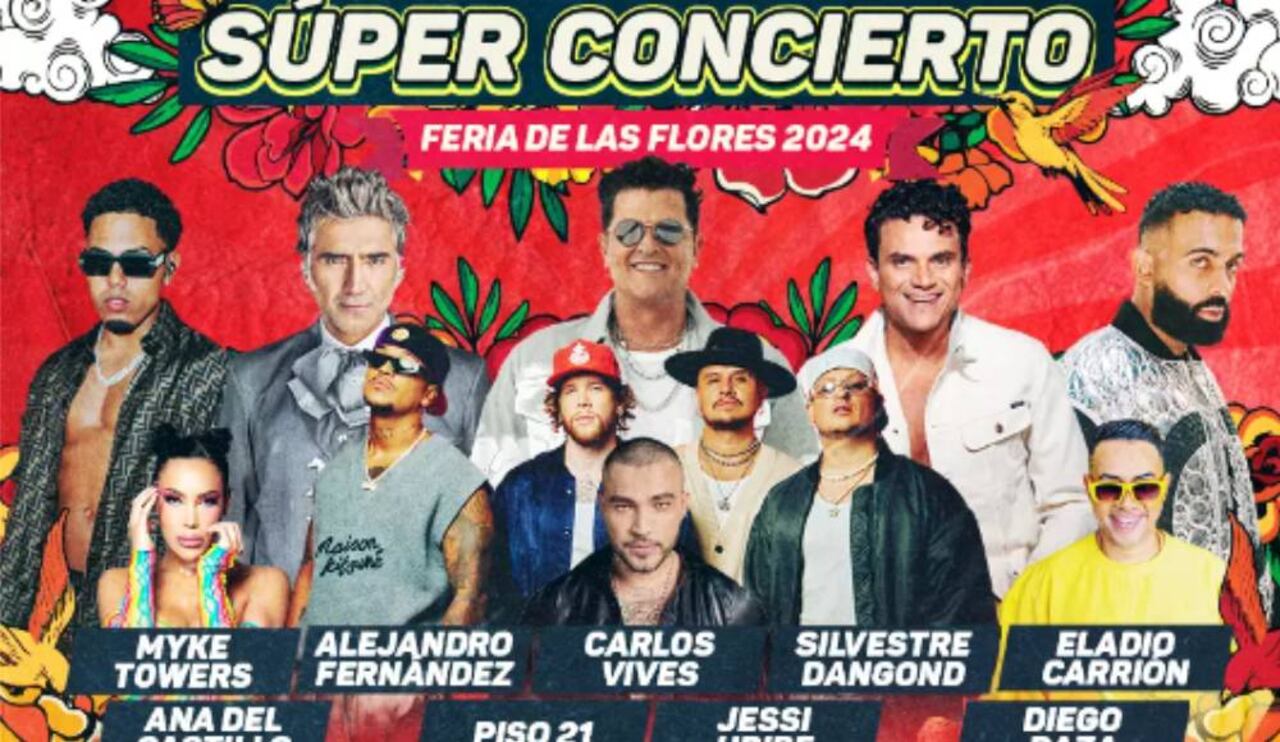 Super concierto de las Feria de las Flores 2024