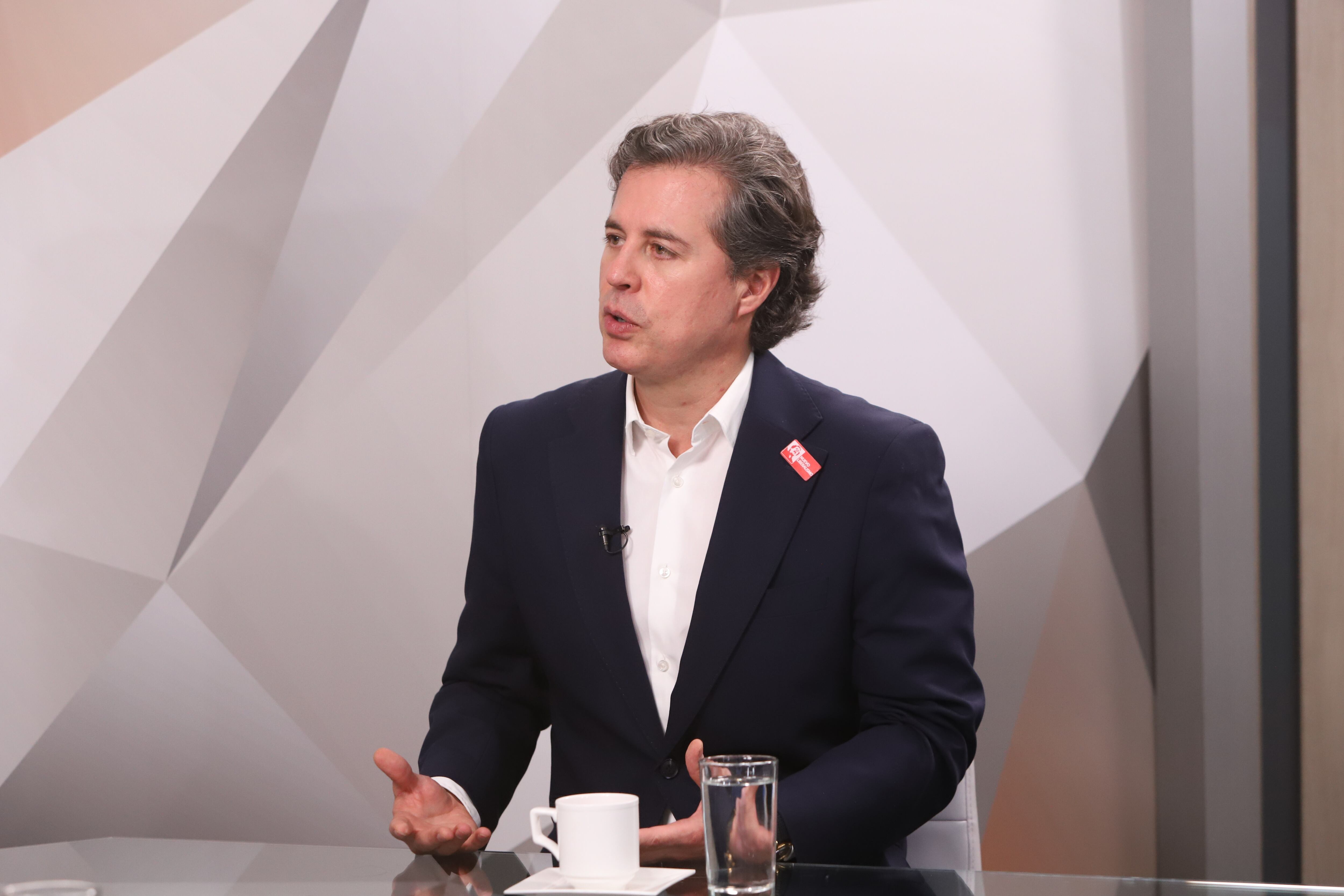El precandidato presidencial Juan Manuel Galán en El Debate de SEMANA.