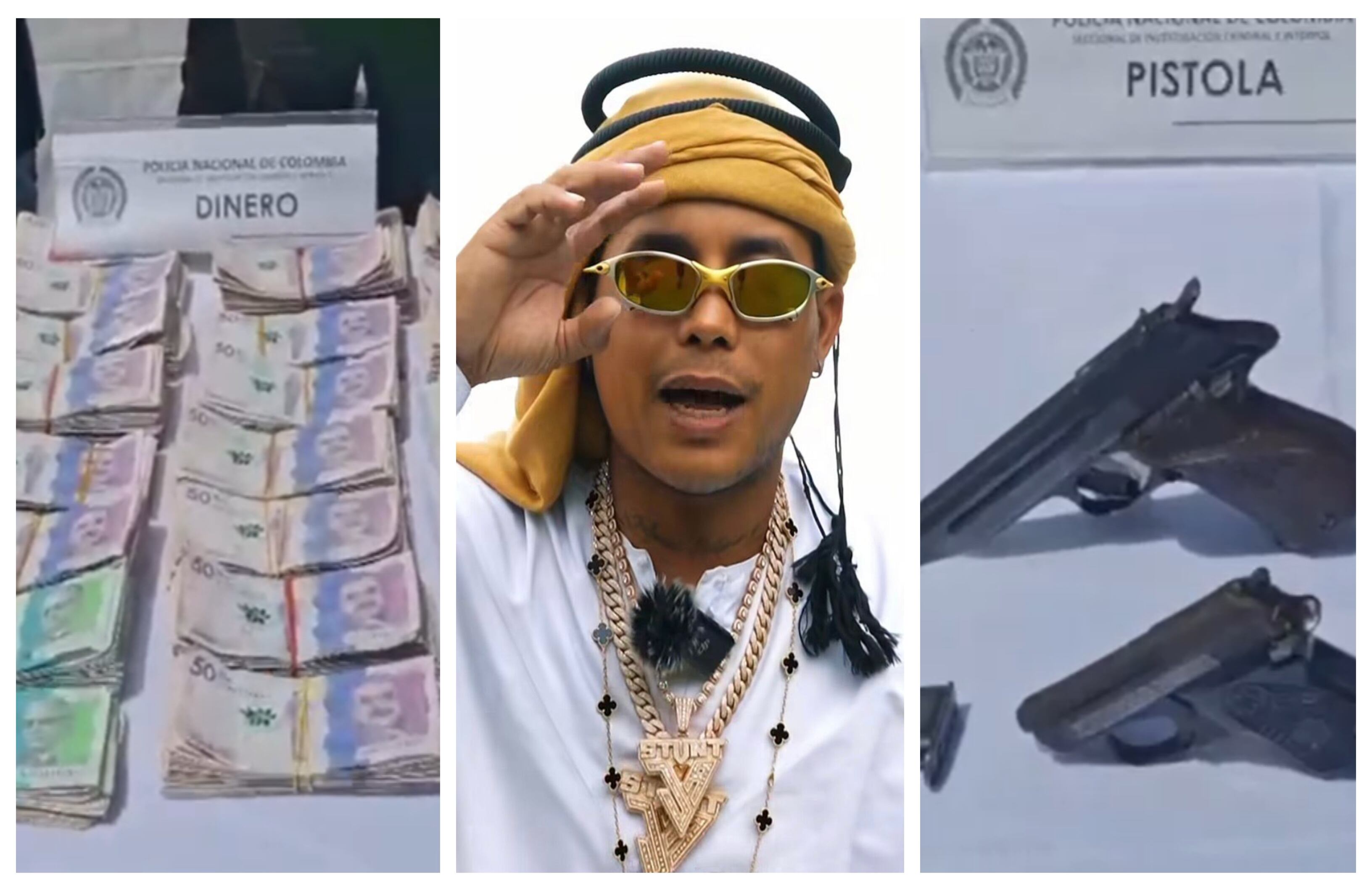 Javier Arias Stunt, capturado en Necoclí con un armamento y dinero en efectivo.