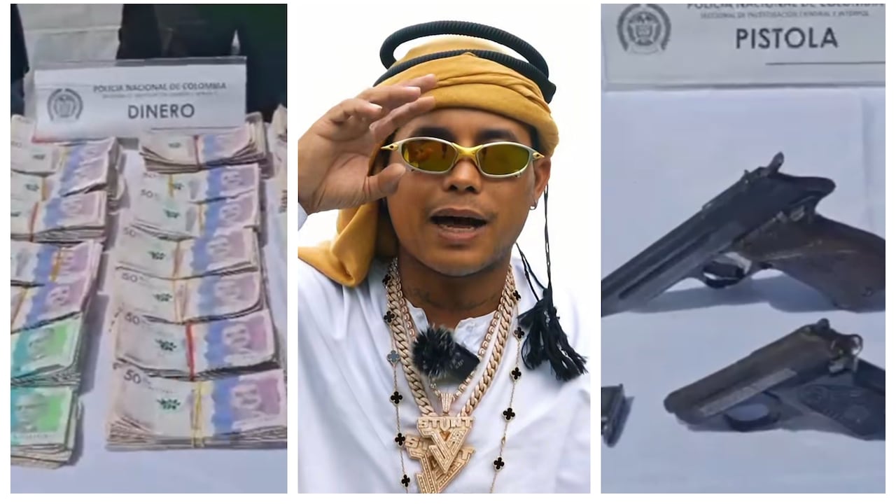 Javier Arias Stunt, capturado en Necoclí con un armamento y dinero en efectivo.