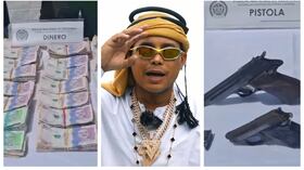 Javier Arias Stunt, capturado en Necoclí con un armamento y dinero en efectivo.