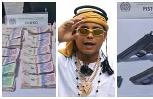 Javier Arias Stunt, capturado en Necoclí con un armamento y dinero en efectivo.