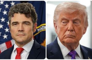 Joe Kent, Director del Centro Nacional de Contraterrorismo de Estados Unidos Y Donald Trump