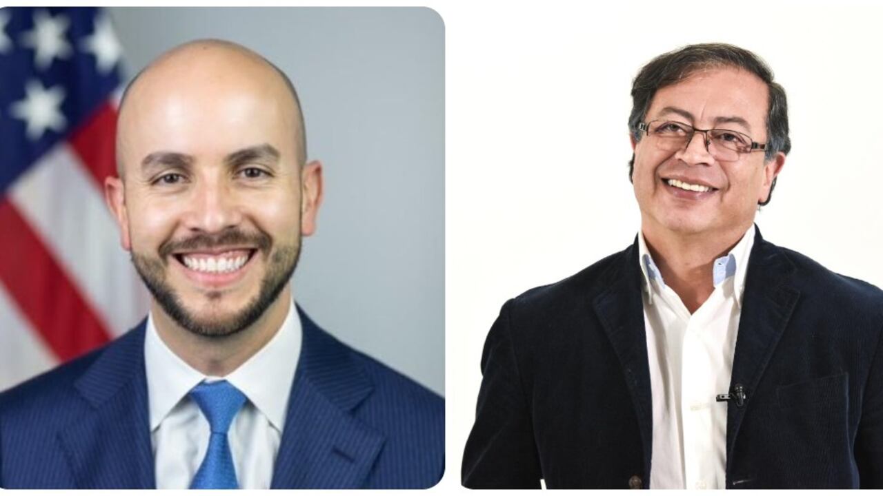 Juan González y Gustavo Petro