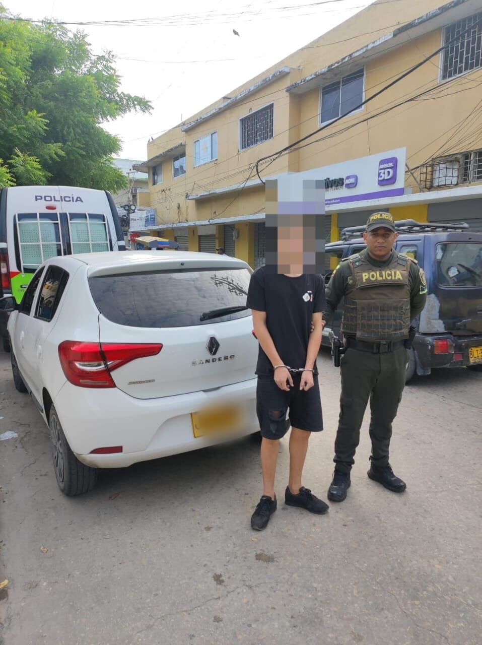 El joven encontrado con el vehículo fue capturado