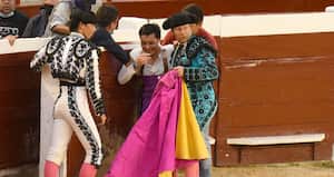 Joselito Castañeda, novillero de Bogotá. Cali, 11 de diciembre de 2021.