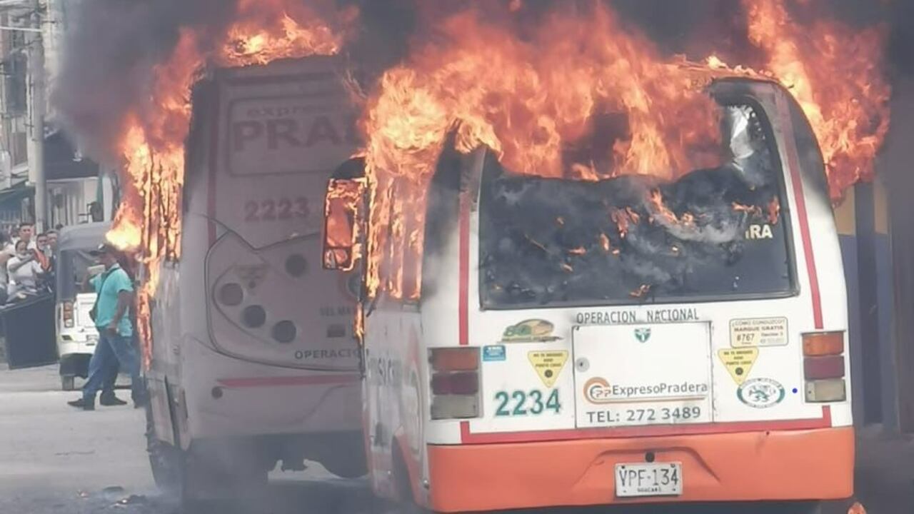 Buses quemados en Florida, Valle