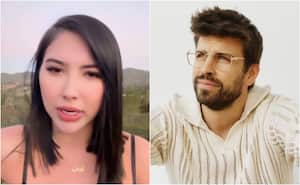 Aida Victoria y Piqué son los protagonistas de polémico video en las redes sociales.
