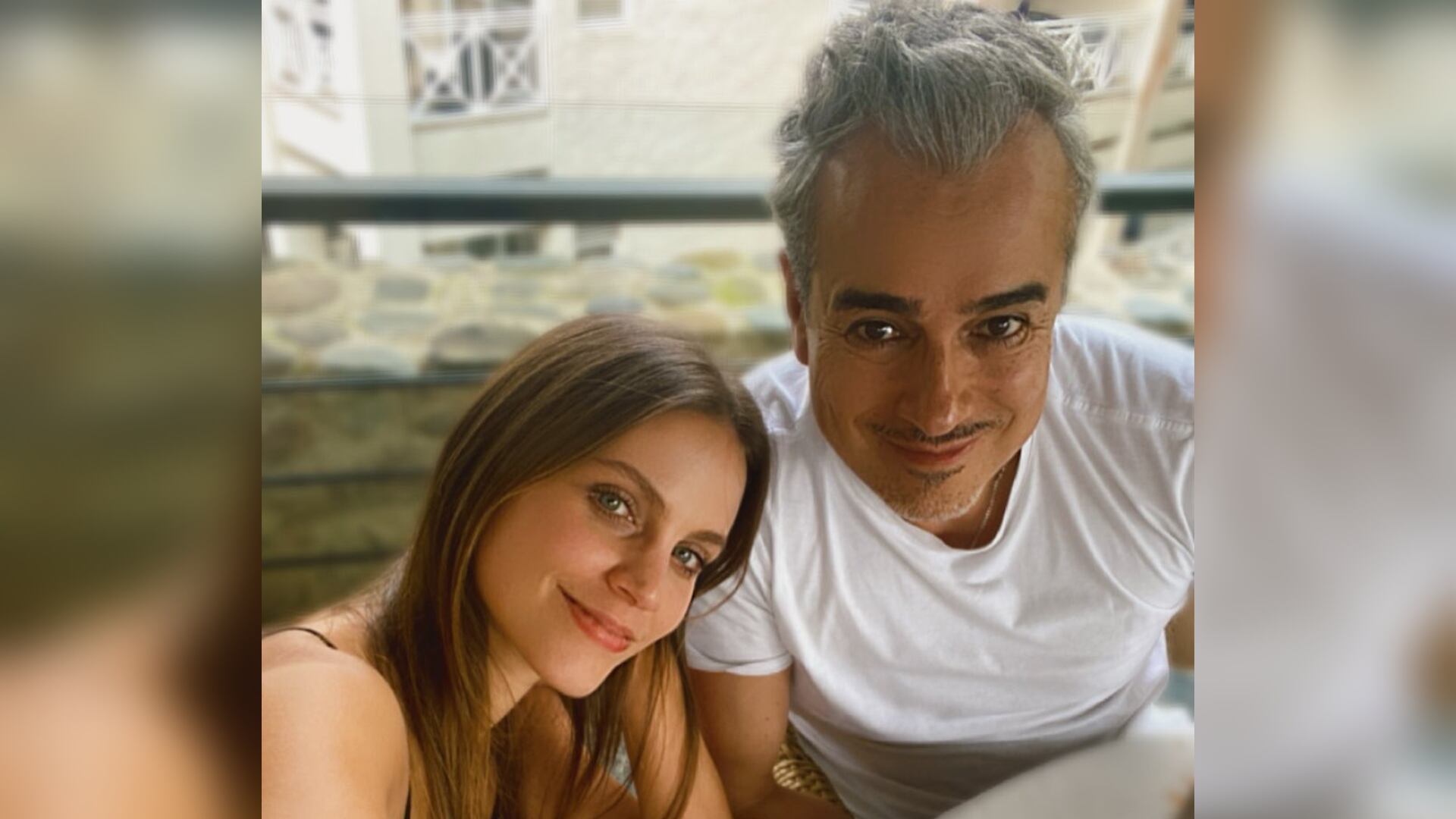 Bel Gutiérrez y Jorge Enrique Abello contrajeron matrimonio en el 2016. Selfie compartida por la esposa del actor en su cuenta de Instagram @belgutierrezcelia.