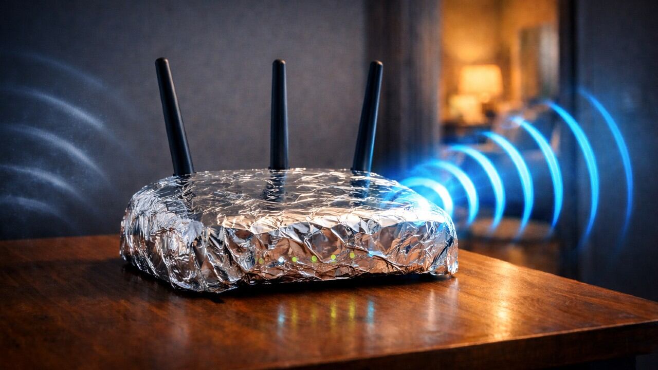 Wireless Router Aluminio Envolver el ‘router’ wifi con papel aluminio sirve para mejorar la ...
