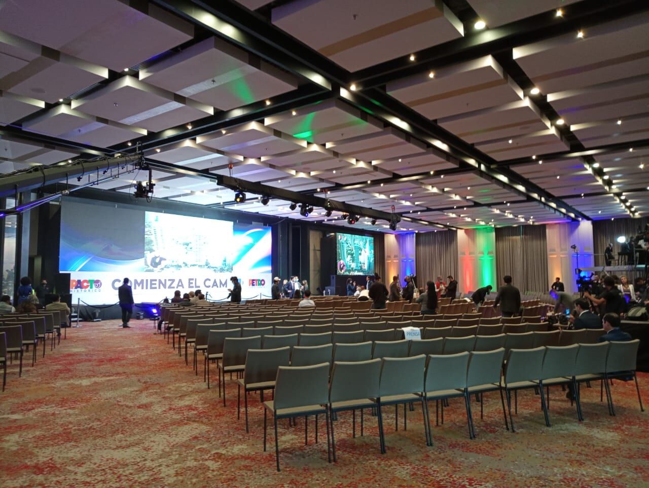 Sede Petro en el Hotel Grand Hyatt