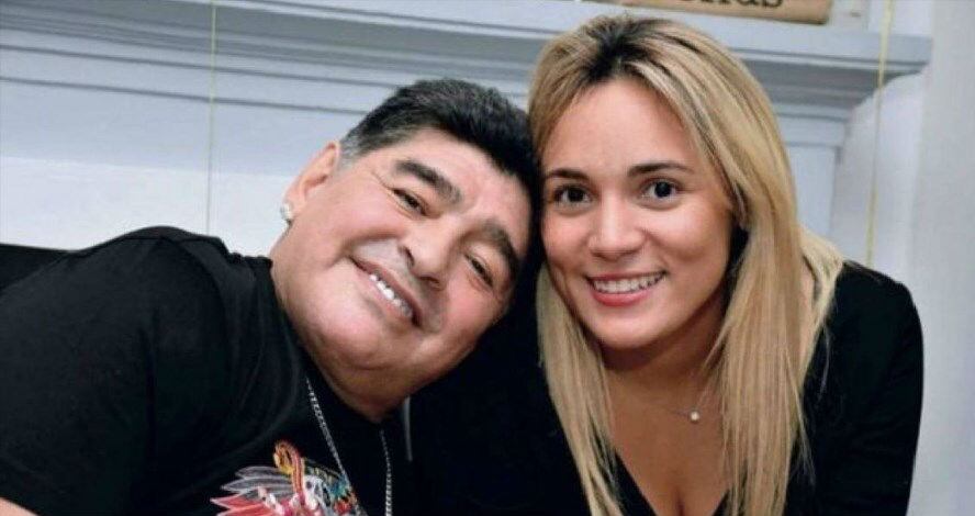 Maradona y Rocío Oliva