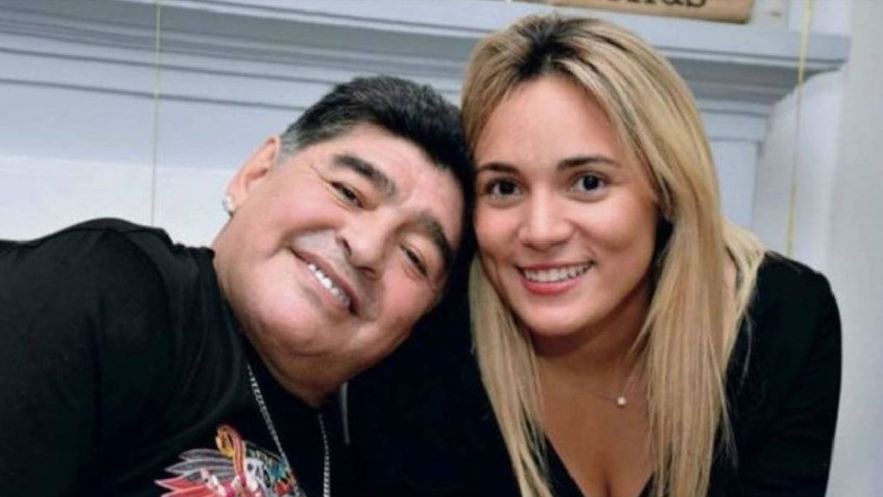 Maradona y Rocío Oliva