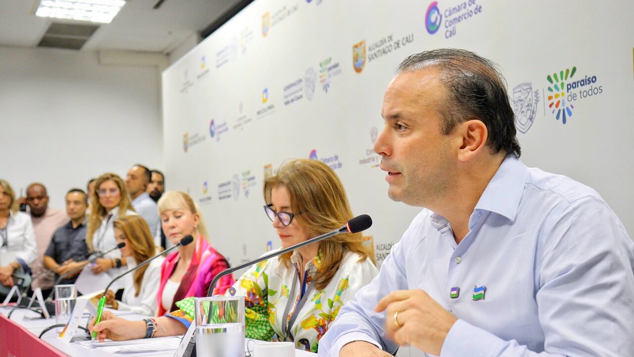 Alejandro Eder, alcalde de Cali, rechazó las agresiones a los agentes de tránsito en esa ciudad.